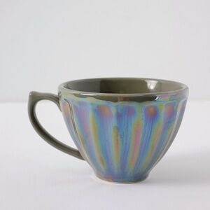 Anthropologie NWT Lustered Latte Mug Set of 4